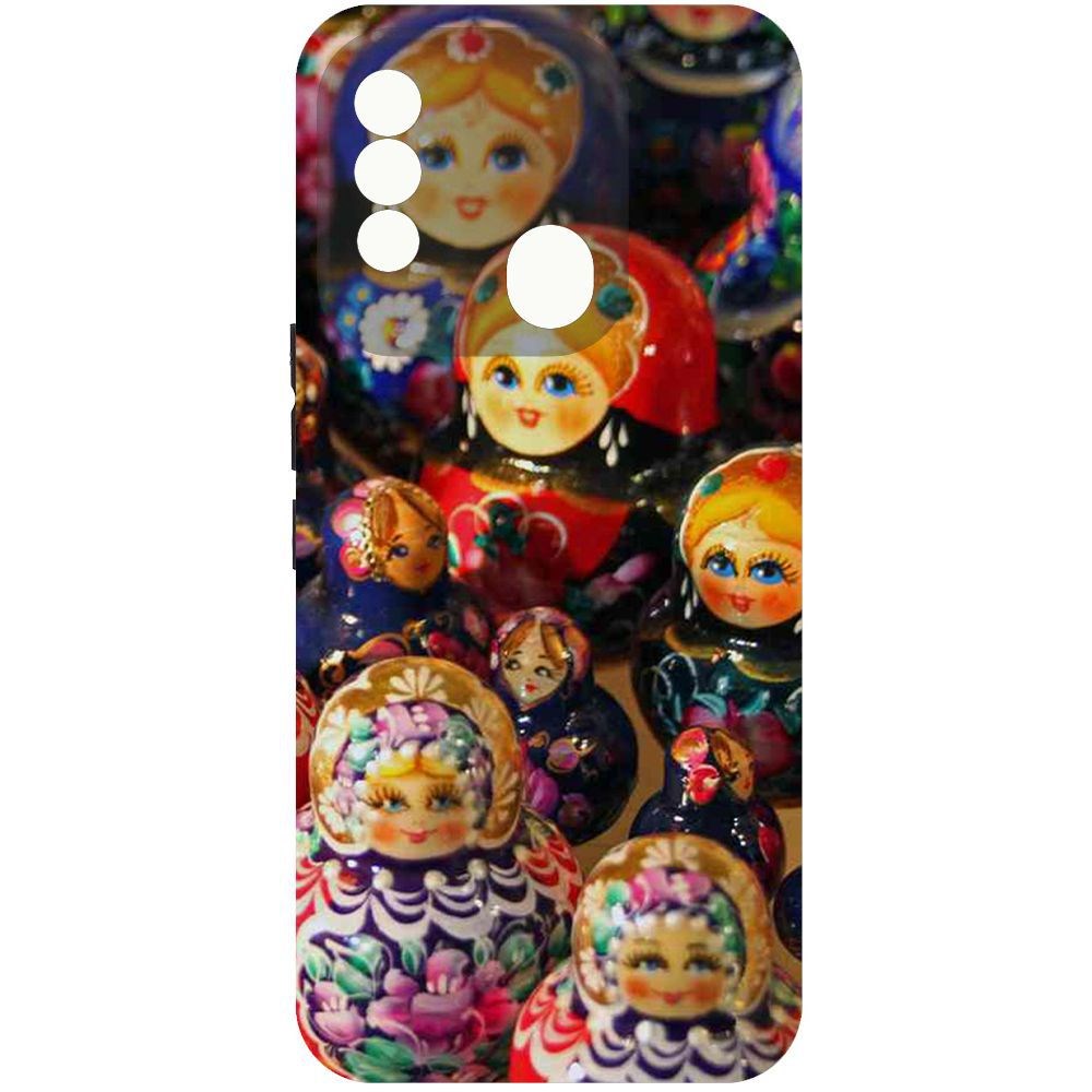 

Чехол-накладка Krutoff Soft Case Матрешка для Tecno Spark 8
