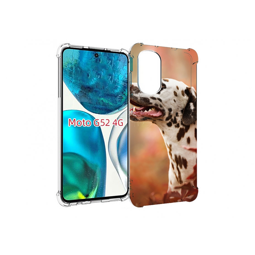 

Чехол MyPads далматин для Motorola Moto G82 / Moto G52, Прозрачный, Tocco