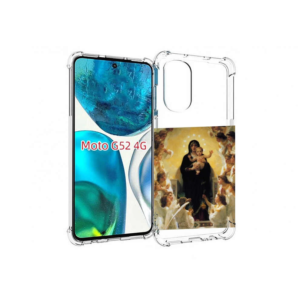 

Чехол MyPads дева-мария для Motorola Moto G82 / Moto G52, Прозрачный, Tocco