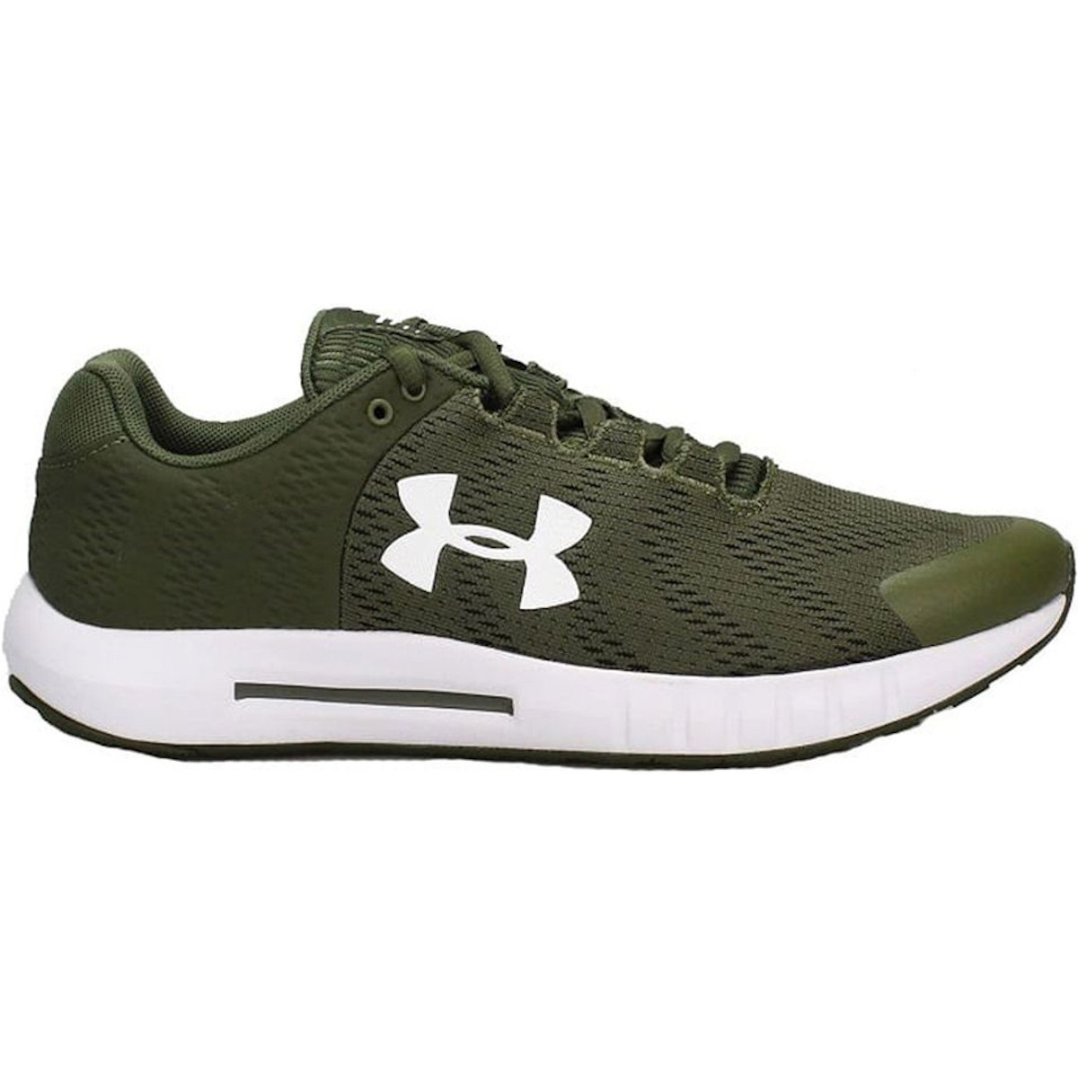 фото Кроссовки мужские under armour ua micro g pursuit bp зеленые 7 us