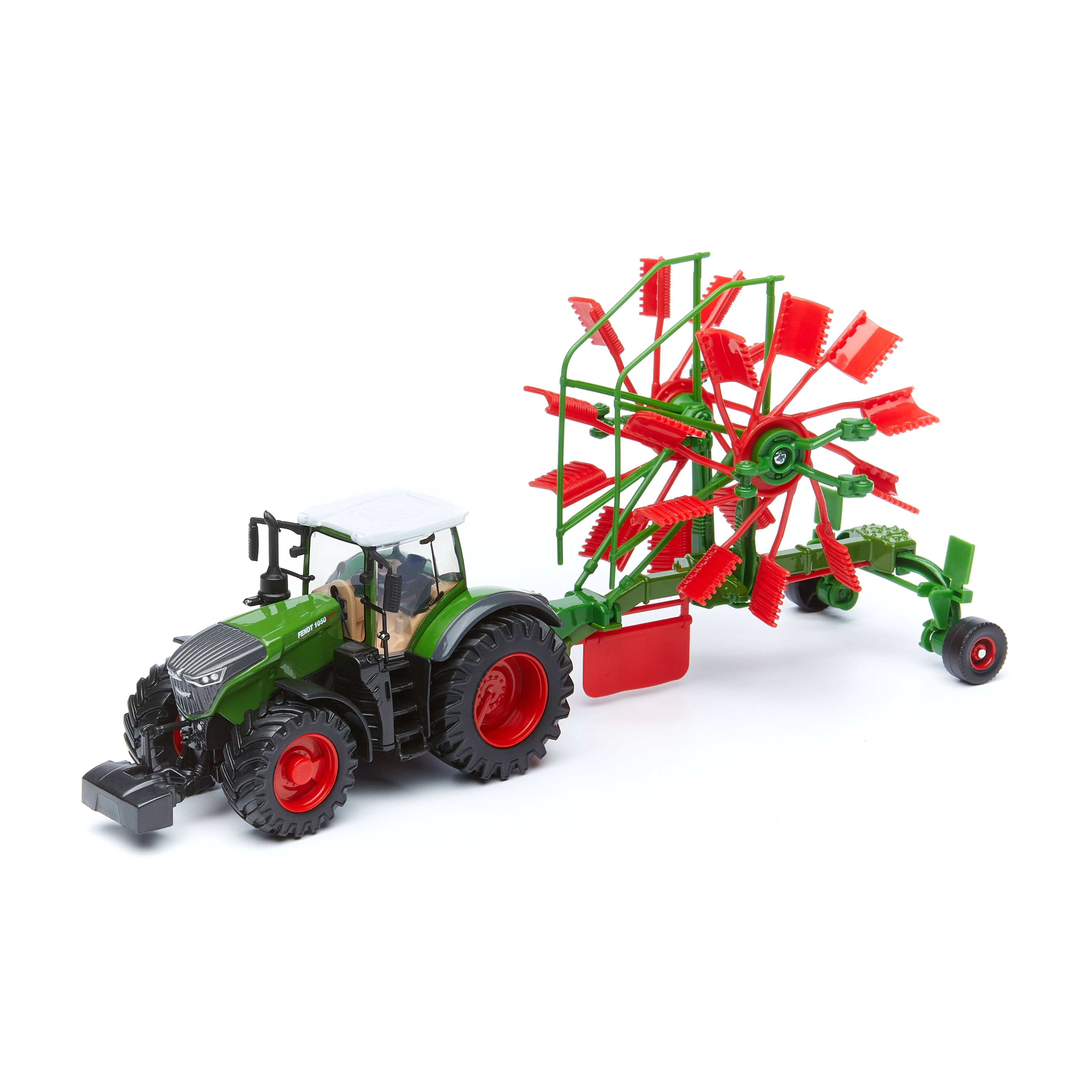 фото Bburago модель трактора fendt 1050 vario with whirl rake, 1:32 18-31665