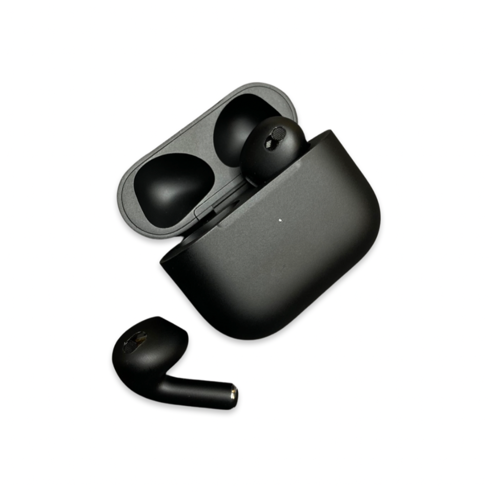 фото Беспроводные наушники apple airpods color 3 total (в зарядном футляре) черные матовые