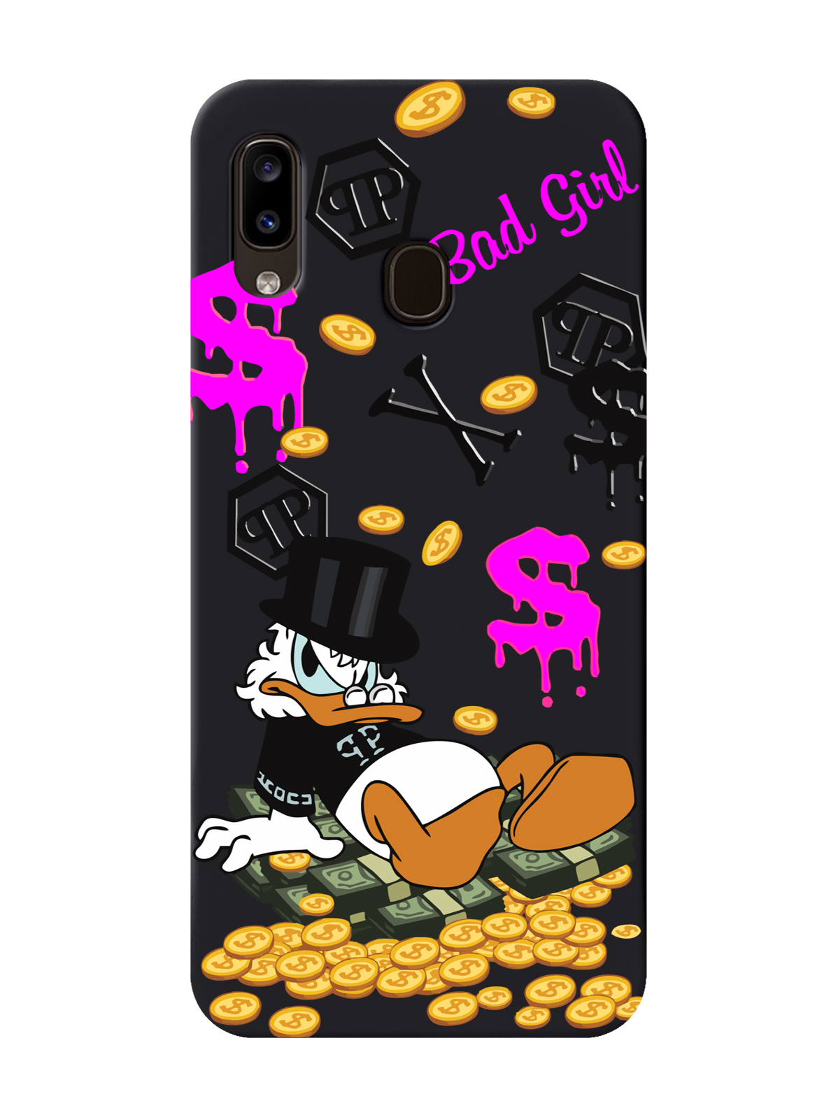 фото Чехол musthavecase для samsung galaxy a30 богатая утка bad girl черный