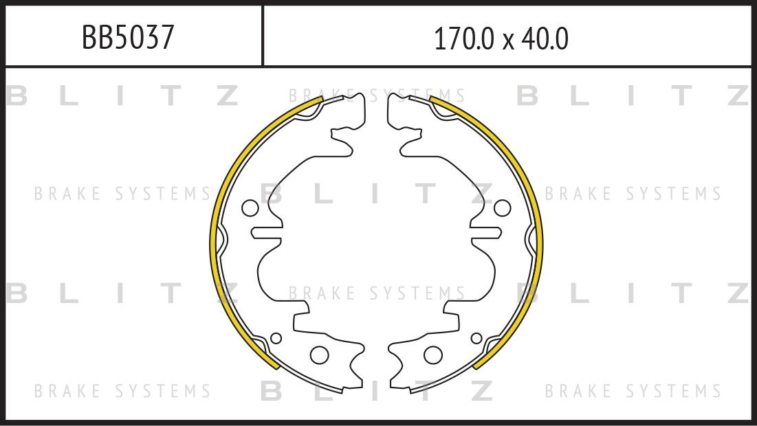 

Колодки тормозные барабанные LEXUS RX 97-/TOYOTA Camry/Avensis 91-