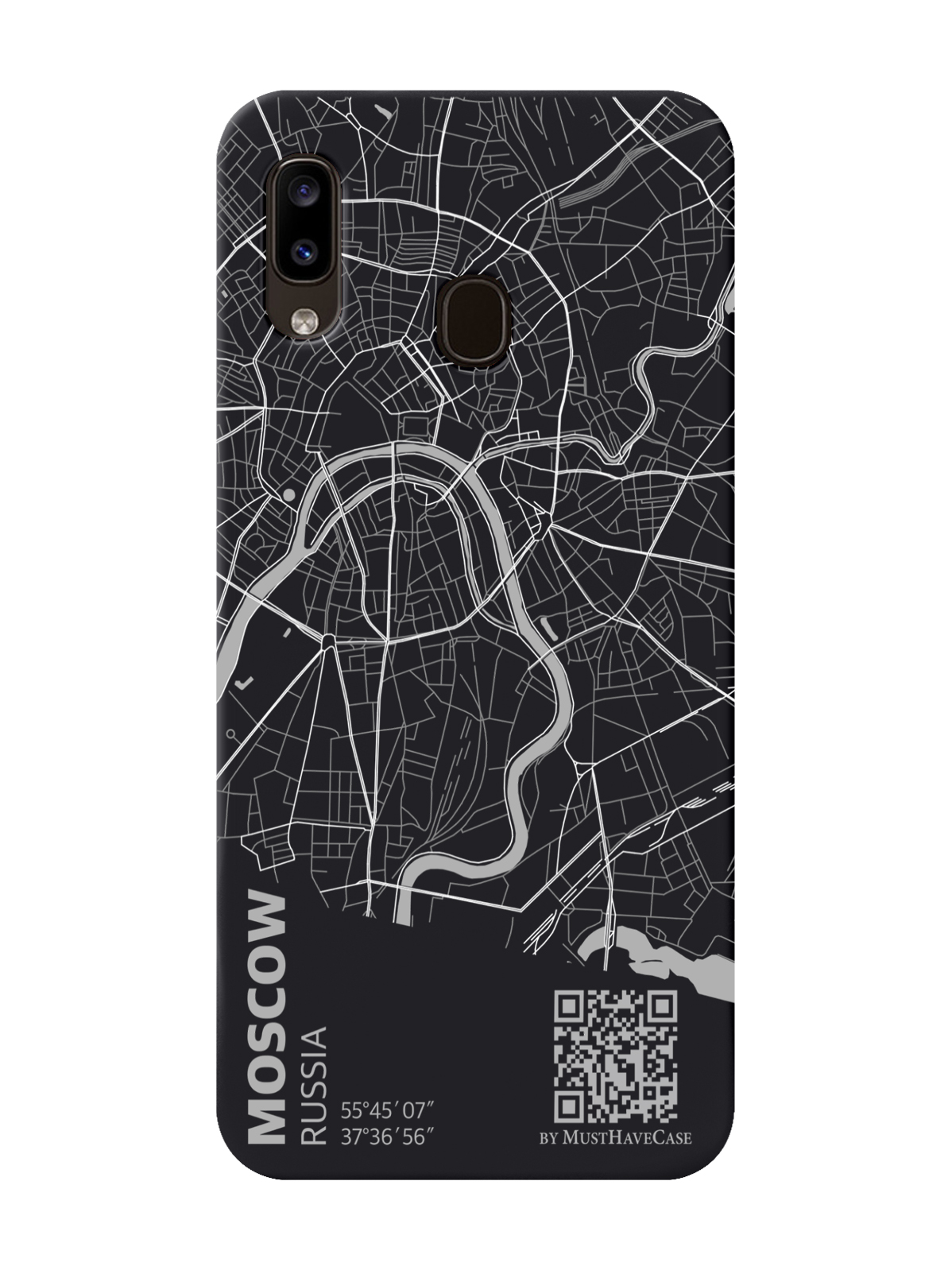 

Чехол MustHaveCase для Samsung Galaxy A30 Карта Москвы черный, Серый;черный