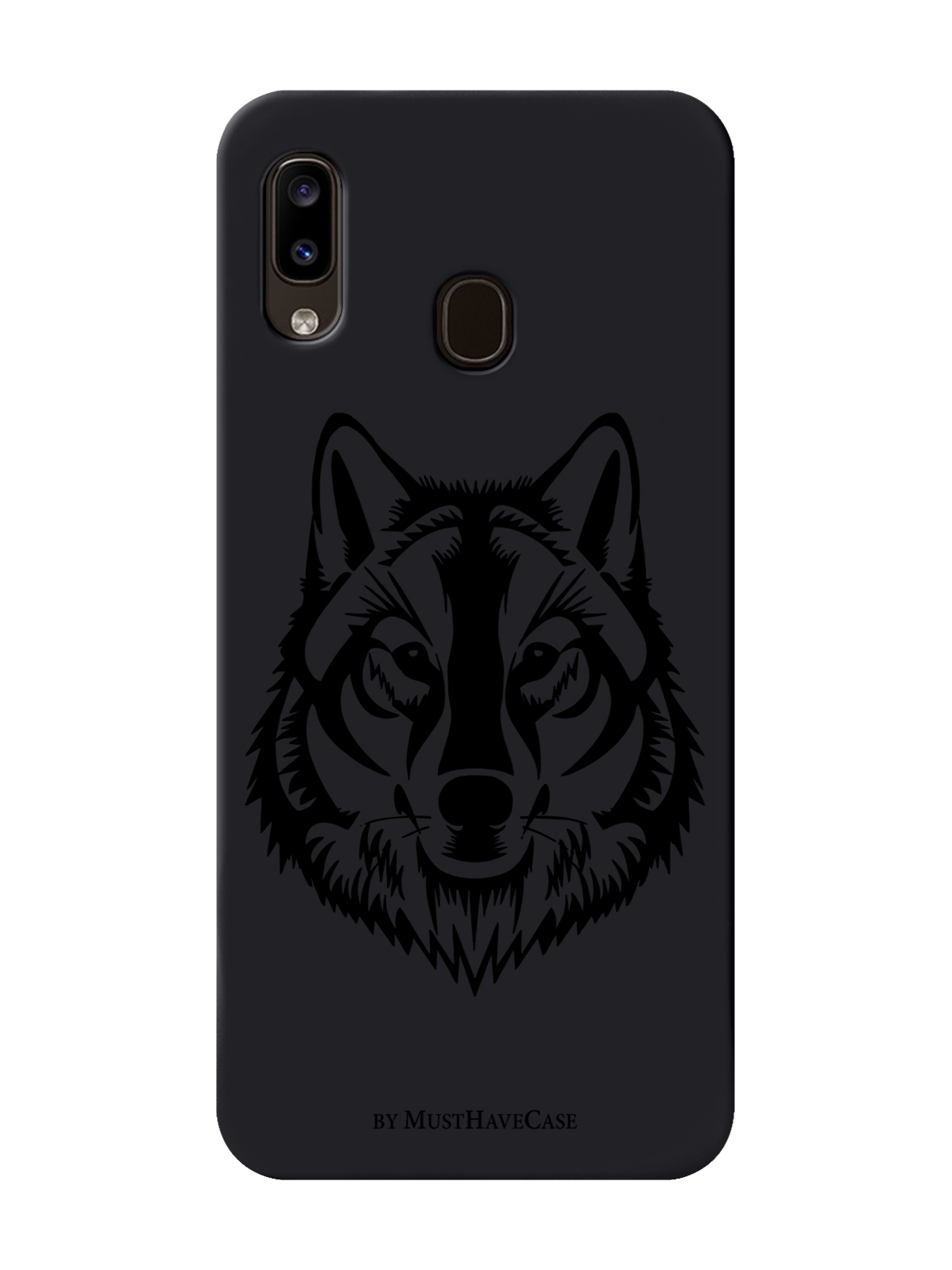 

Чехол MustHaveCase для Samsung Galaxy A30 Волк черный
