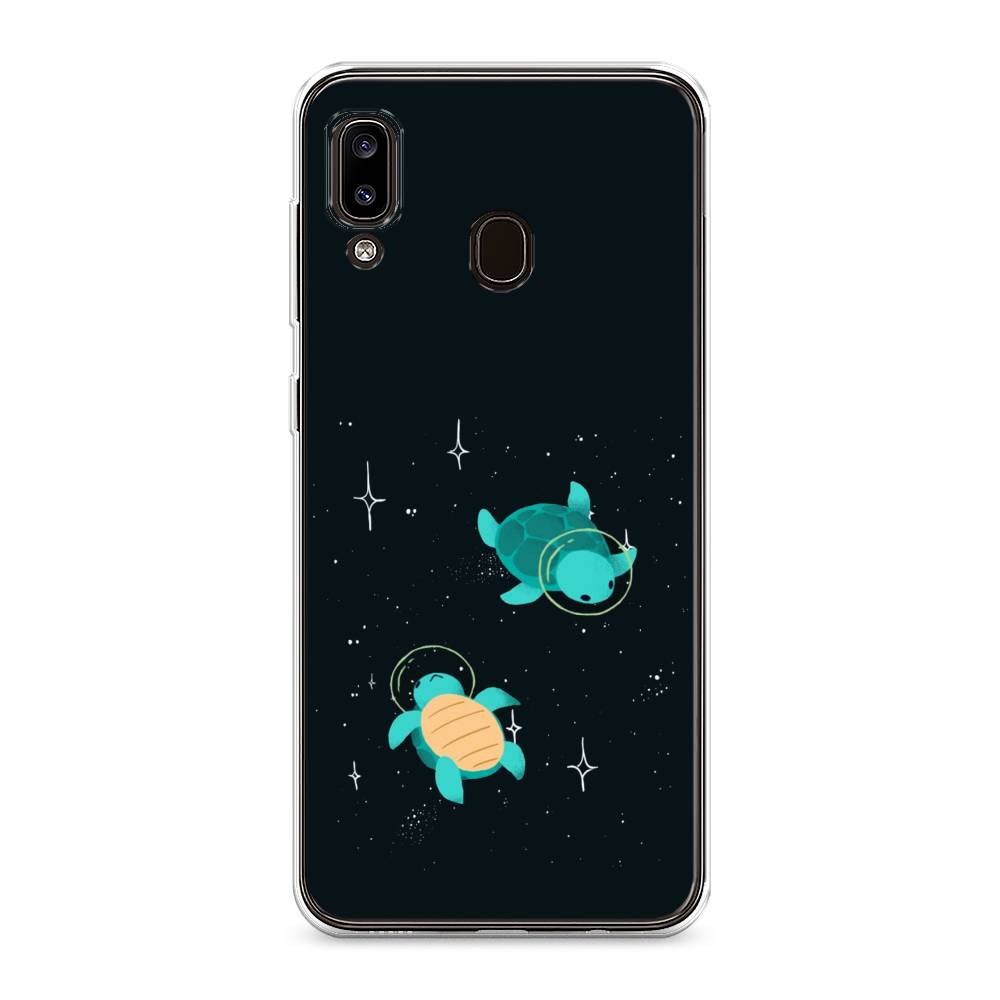 

Чехол Awog на Samsung Galaxy A30/A20 "Черепашки космонавты", Разноцветный, 27550-4