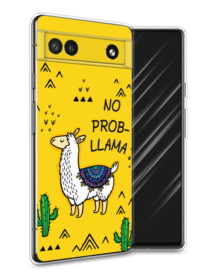 

Чехол Awog на Google Pixel 6A "No probLLama", Разноцветный, 271150-2