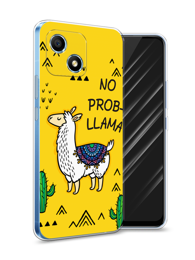 

Чехол Awog на Honor Play 30 "No probLLama", Разноцветный, 6108750-2