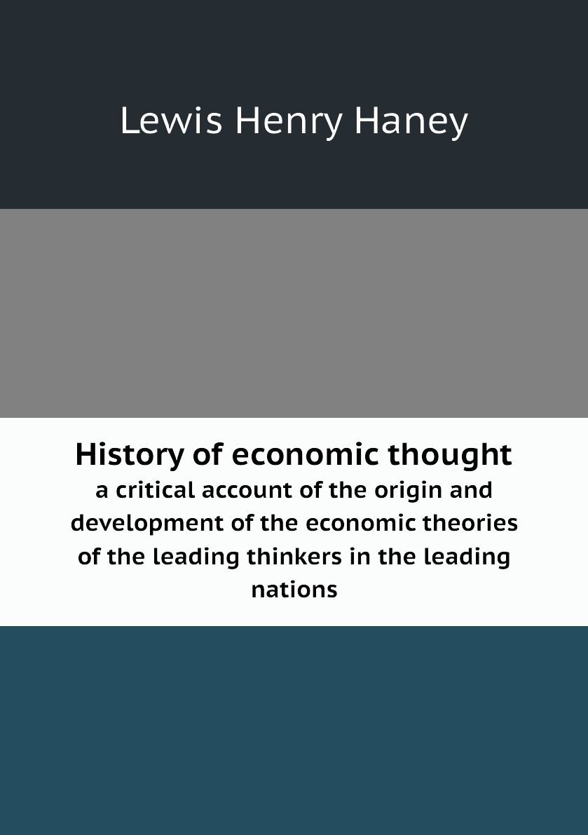 

History of economic thought