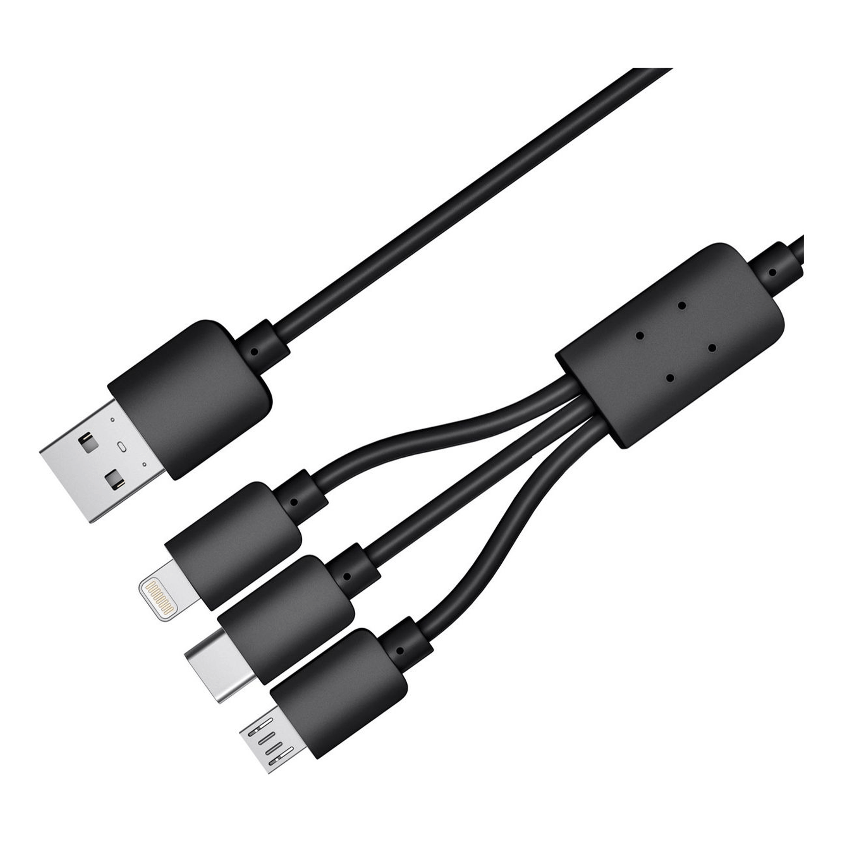 Кабель для зарядки и передачи данных Sigma CS-3011 USB - Micro USB/Type-C/Lightning