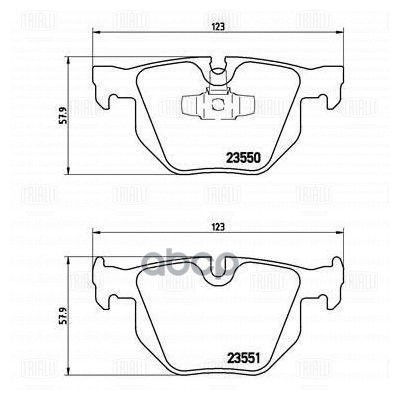 

Колодки Торм. Для А/М Bmw 3 E90-93), PF4151