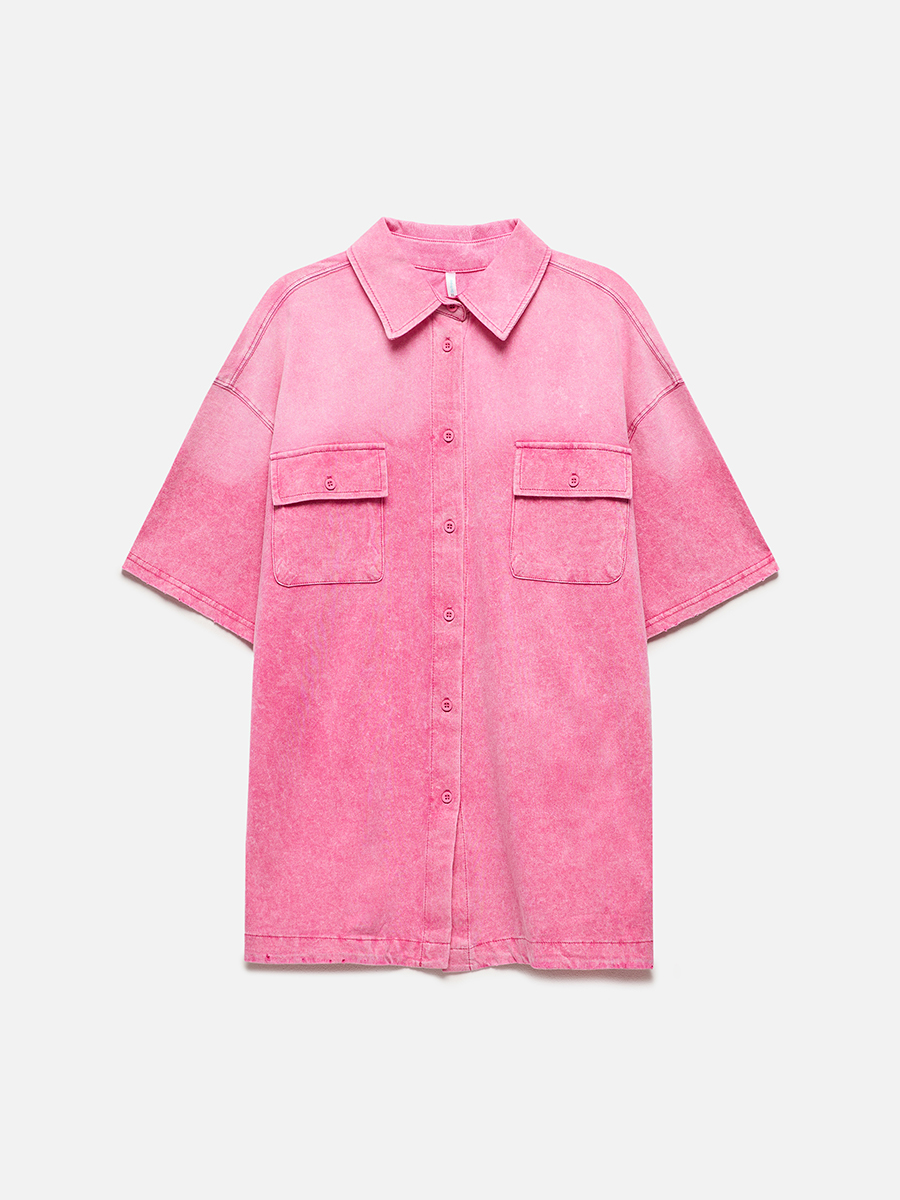 Рубашка женская Befree 2422120032 розовая XXS