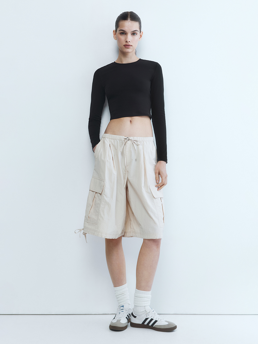 

Лонгслив женский Befree LONGCROP4 черный XS, LONGCROP4
