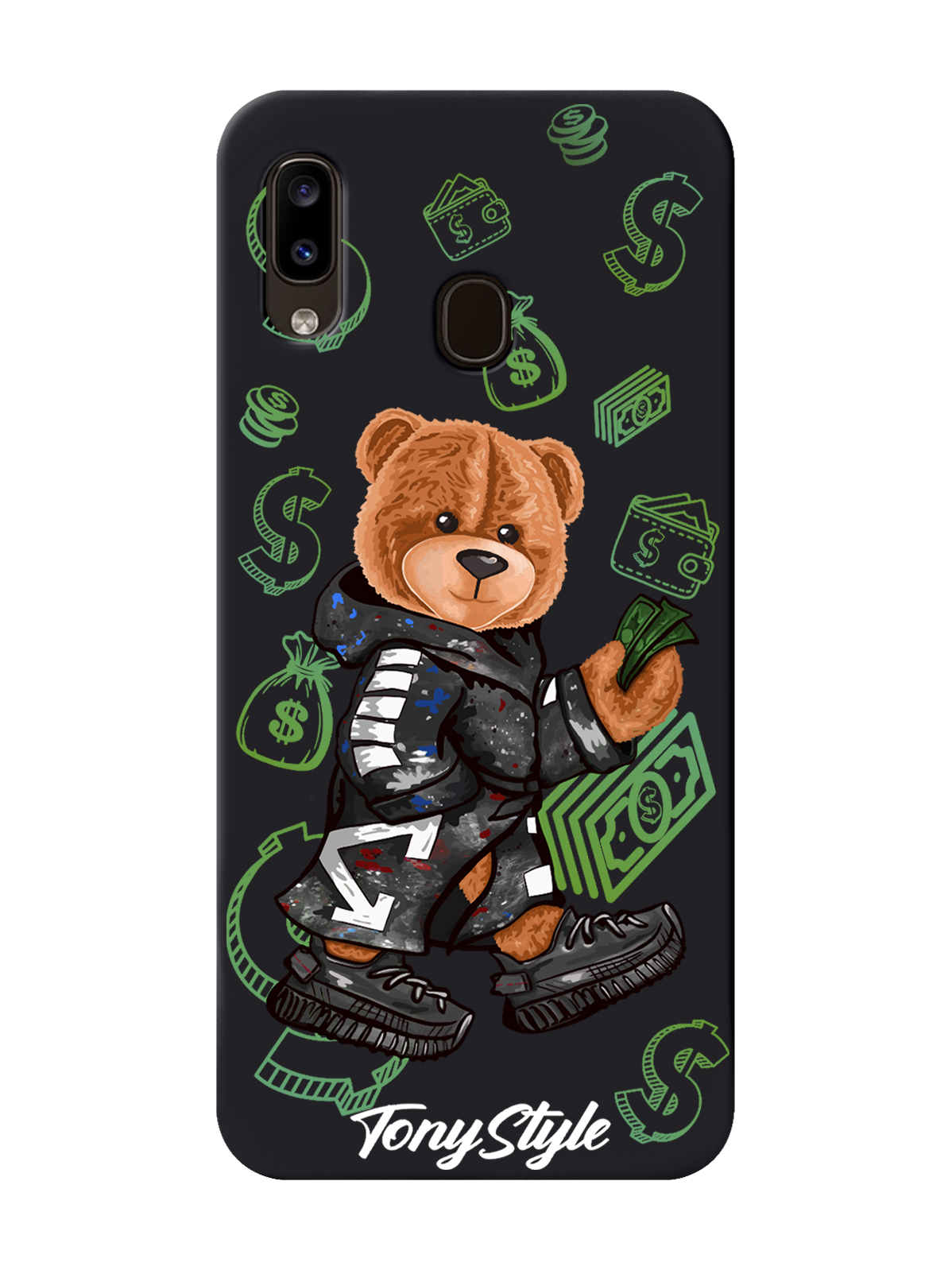 

Чехол Tony Style для Samsung Galaxy A30 Tony Style Деньги черный, Коричневый;черный;зеленый