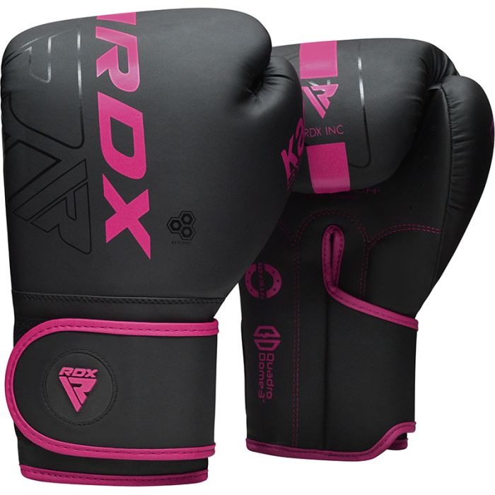 Боксёрские перчатки RDX F6 MATTE PINK 10 oz