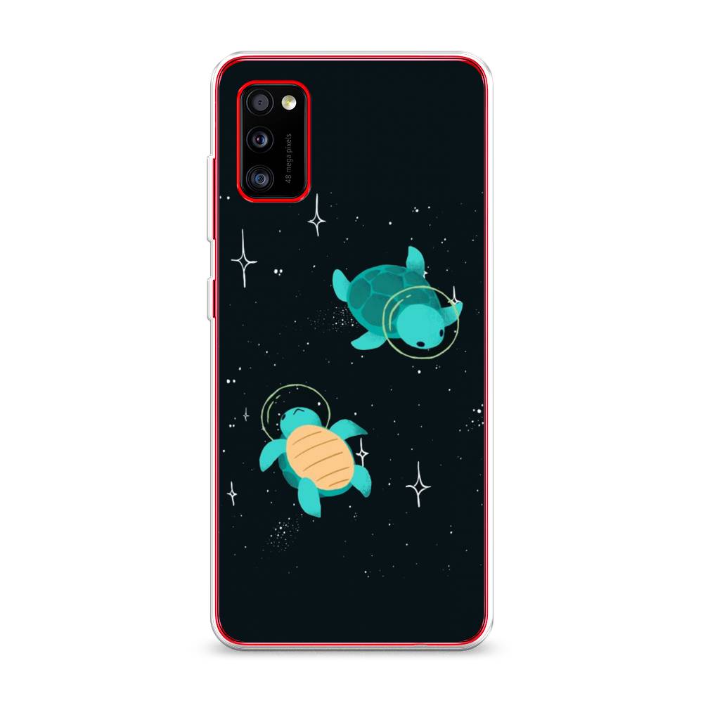 

Чехол Awog на Samsung Galaxy A41 / Самсунг A41 "Черепашки космонавты", Разноцветный, 2100450-4