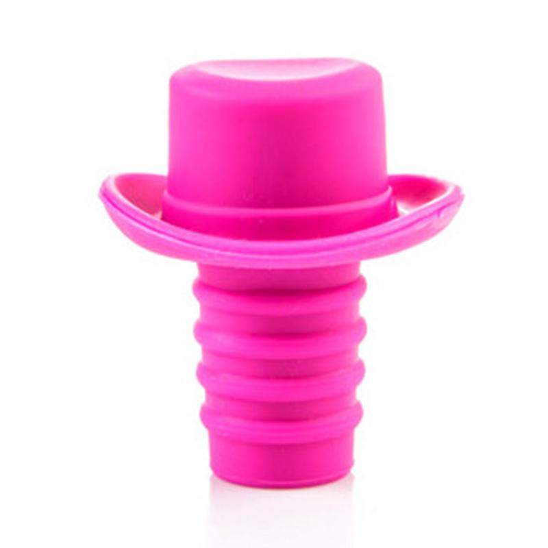 

Пробка для бутылок Шляпа Silicone Bottle Stoppers 00109278 розовый, 4797