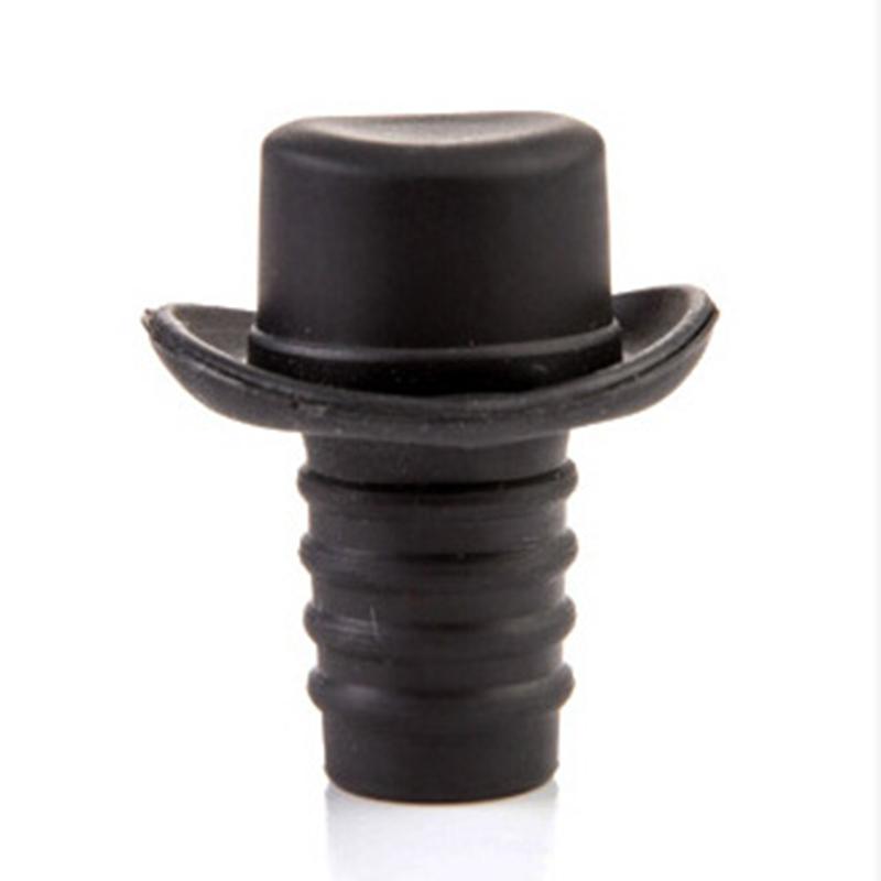 

Пробка для бутылок Шляпа Silicone Bottle Stoppers 00109281 черный, 4797