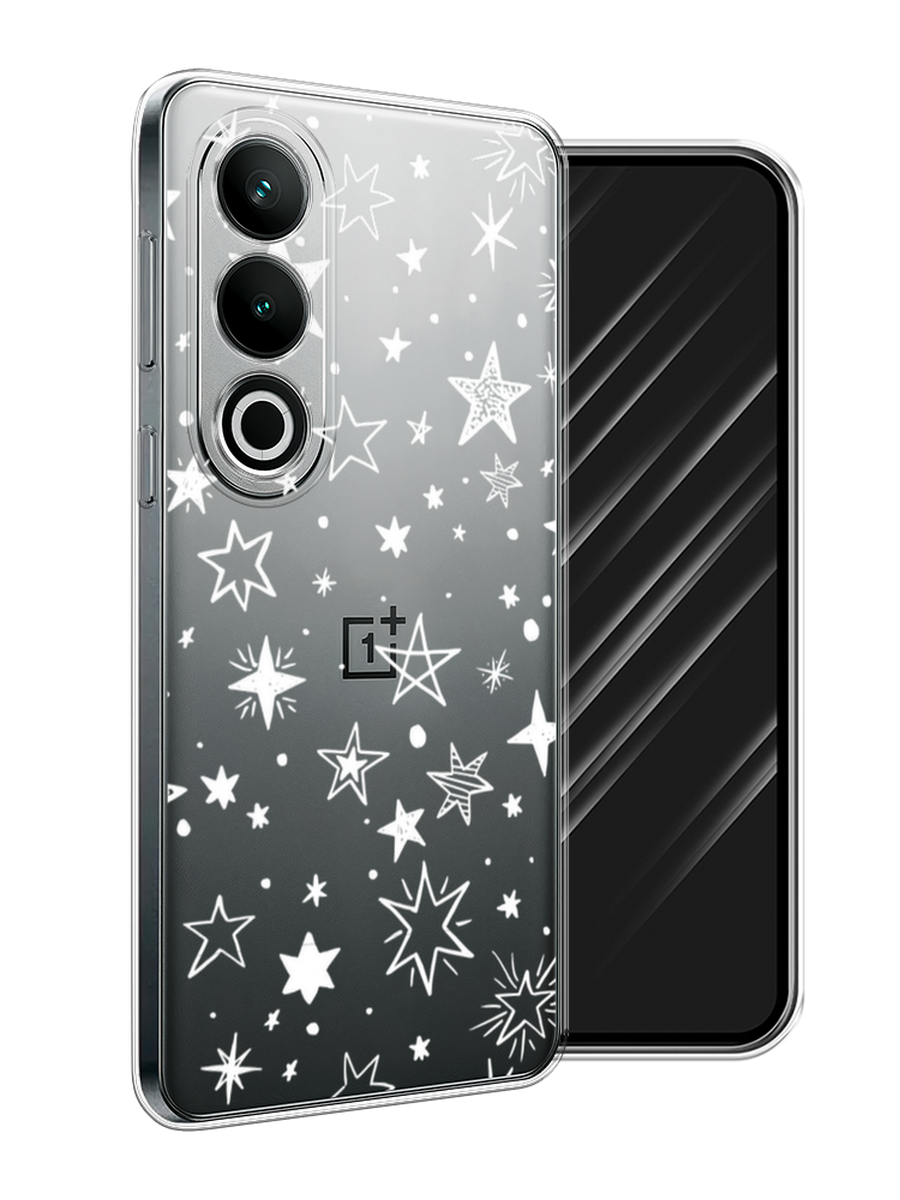 

Чехол Awog на OnePlus Nord CE4 "Звездочки графика белая", Прозрачный;белый, 154750-1
