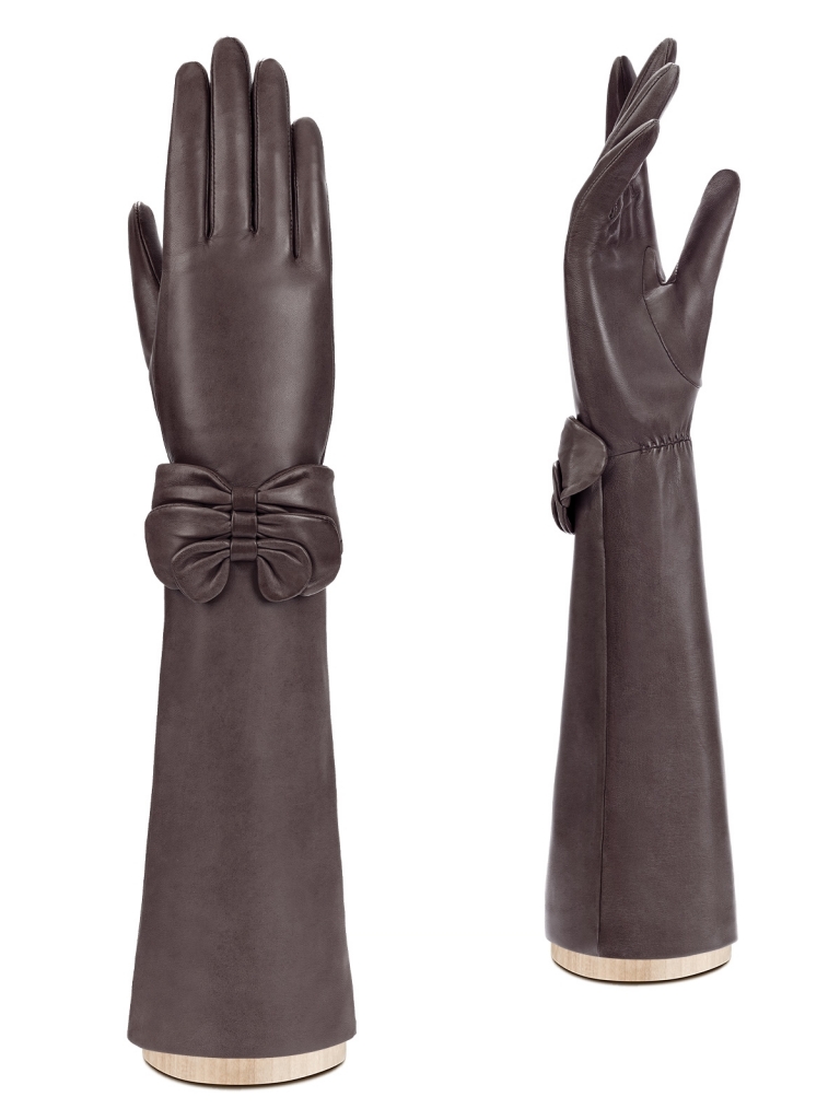 Перчатки женские Eleganzza F-IS0075 темно-серые, р. 6.5