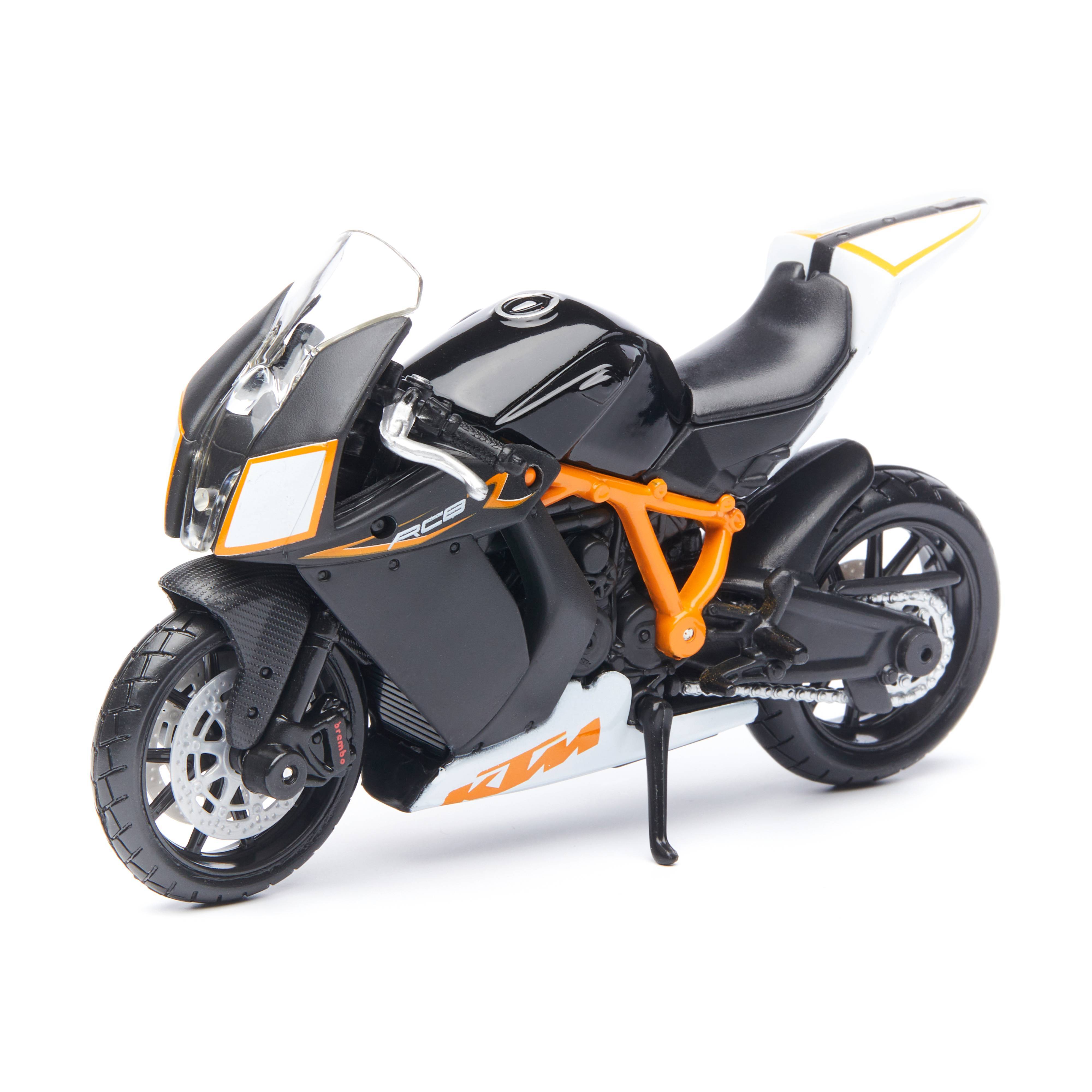 фото Bburago мотоцикл коллекционный 1:18 cycle ktm 1190 rc8 r 18-51030/18-51000/14