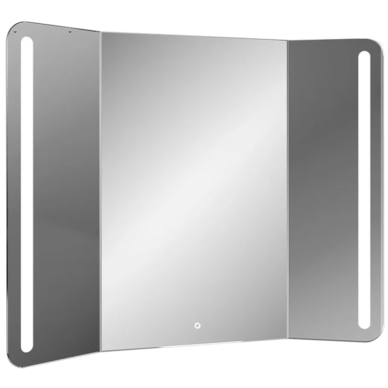 Зеркало-трюмо Art&Max Trento AM-Tre-1000-800-DS-F с подсветкой с сенсорным выключателем зеркало трюмо бриклаер