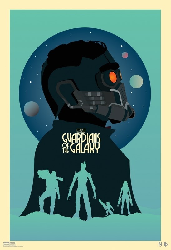 

Постер к фильму "Стражи Галактики" (Guardians of the Galaxy) 50x70 см
