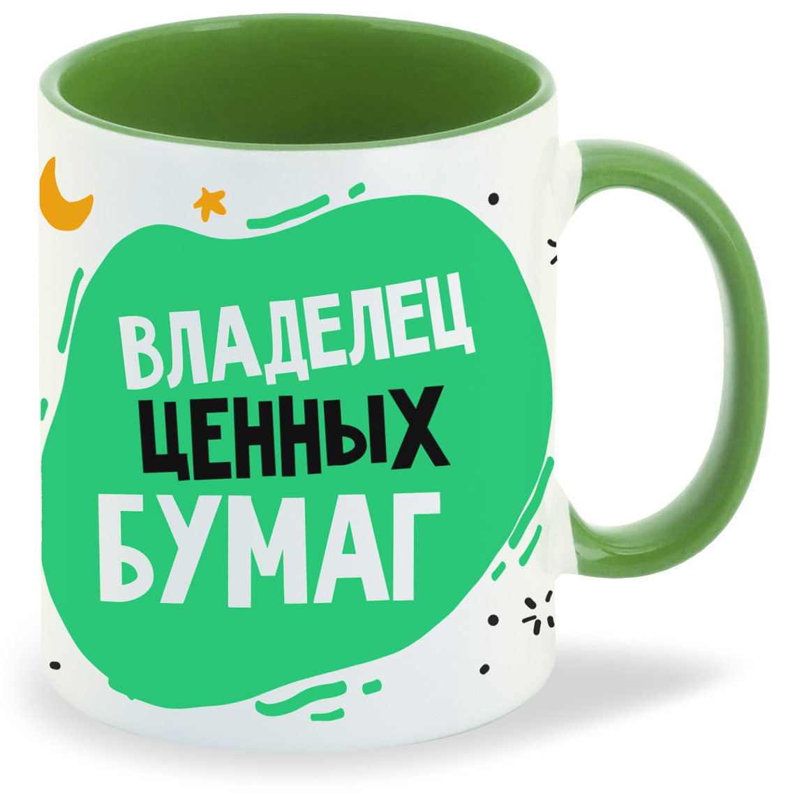 

Кружка CoolPodarok Прикол Короновирус Владелец ценных бумаг Врачи
