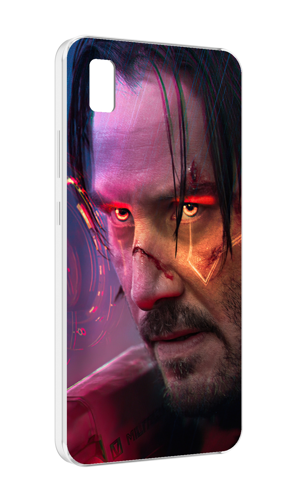 

Чехол MyPads cyberpunk 2077 Джонни Сильверхенд для ZTE BLADE L210, Прозрачный, Tocco