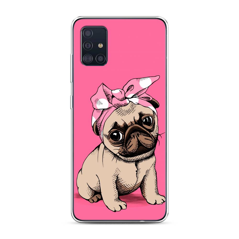 фото Чехол awog "dog pin-up" для samsung galaxy a51