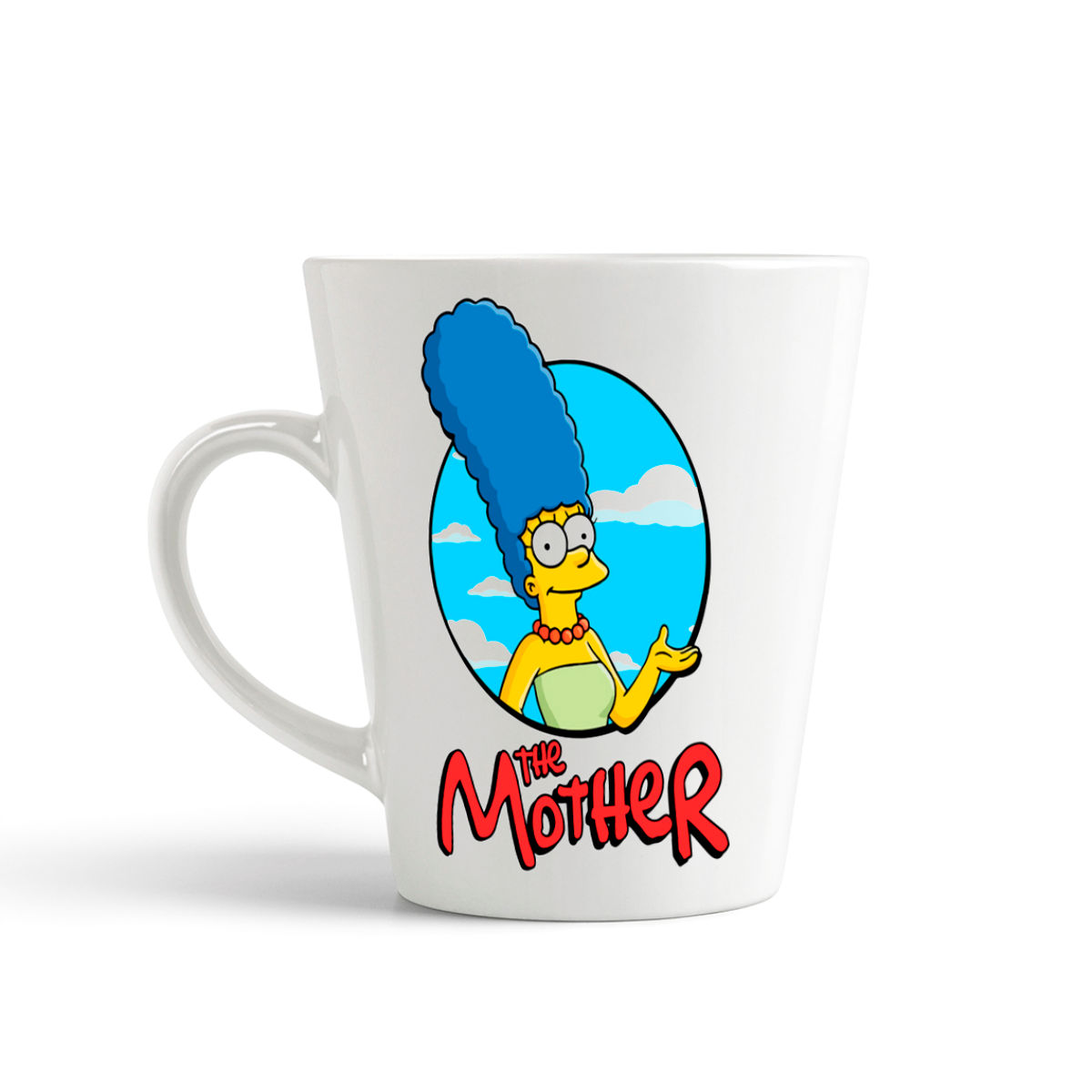 

Конусная кружка CoolPodarok Прикол Семья Симпсоны The mother Мама