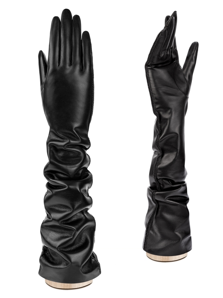 Перчатки женские Eleganzza F-IS0073 черные, р. 6.5