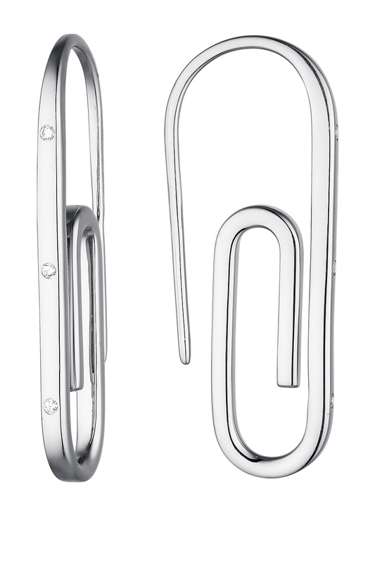 

Серьги женские из серебра АЛЬКОР 02-2043, фианит, 02-2043