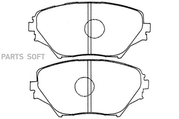 

Колодки тормозные дисковые передние к-т TOYOTA RAV 4 00-05 SB NAGAMOCHI BP21447