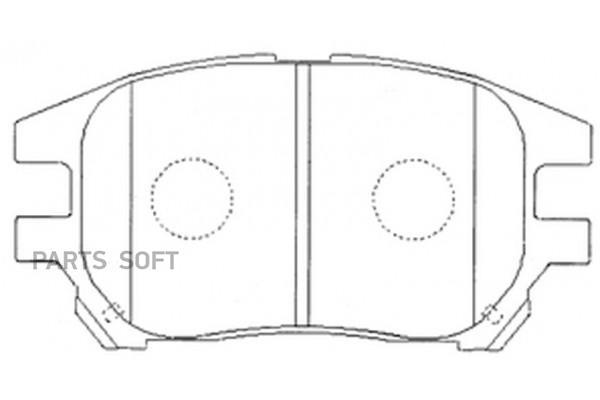 

Колодки тормозные дисковые передние к-т TOYOTA HARRIER 2.4 2000 - 200 SB NAGAMOCHI BP21481