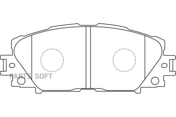

Колодки тормозные дисковые передние к-т TOYOTA PRIUS 1.8 2009 - по на SB NAGAMOCHI BP21508
