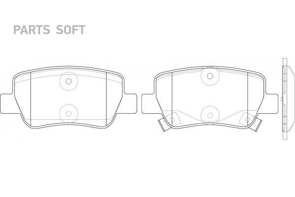 

Колодки тормозные дисковые задние к-т TOYOTA AVENSIS 1.8 2009 - по на SB NAGAMOCHI BP21838