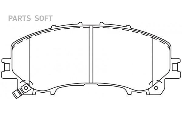 

Колодки тормозные дисковые передние к-т INFINITI Q50 2.0 2014 - по на SB NAGAMOCHI BP22003