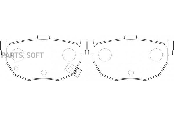 

Колодки тормозные дисковые задние к-т HYUNDAI ELANTRA 1.6 2003 - 2006 SB NAGAMOCHI BP22130