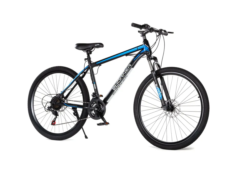 Велосипед горный Shorner EX 26 чёрный/синий
