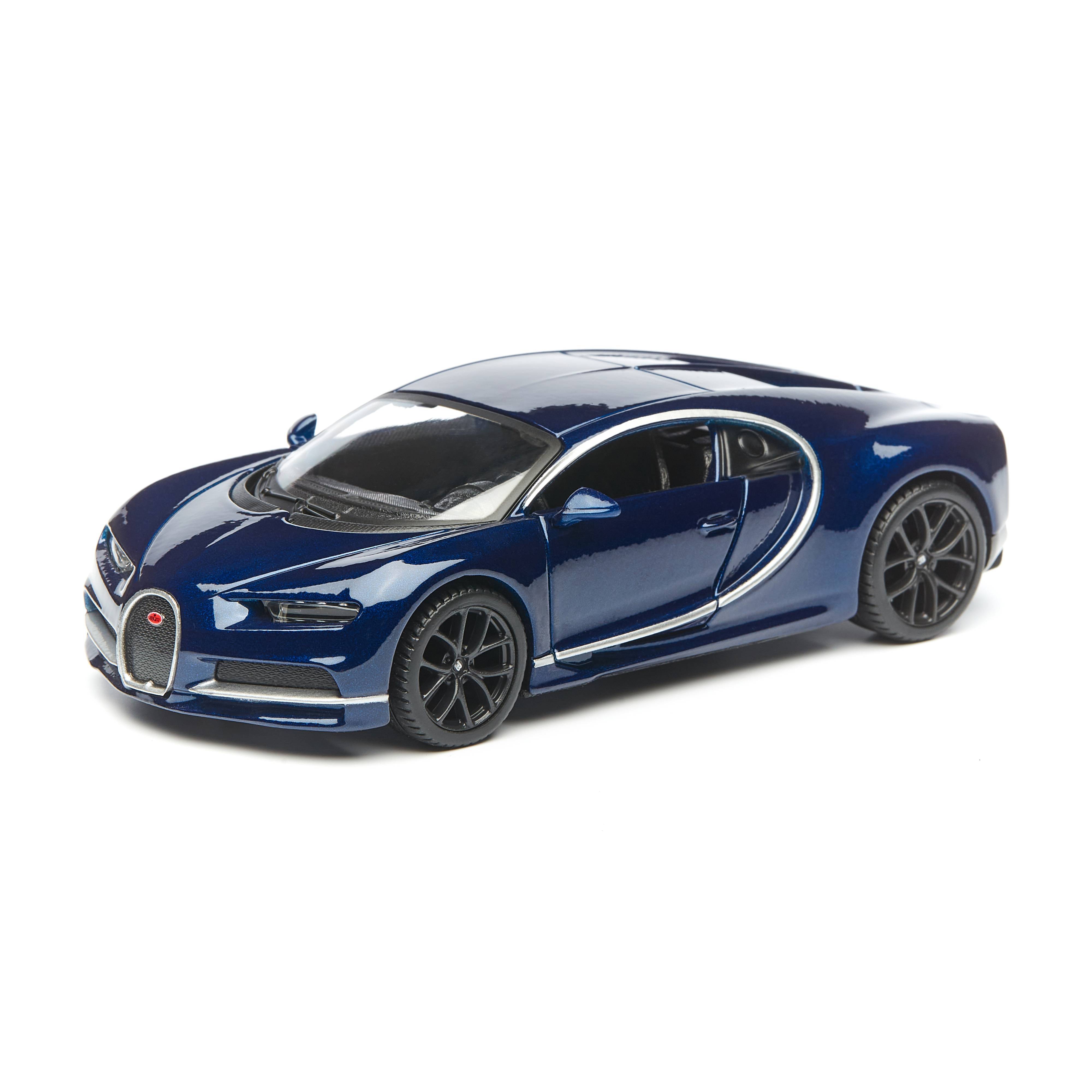 

Bburago игрушечная машинка коллекционная 1:32 PLUS Bugatti Chiron 18-42000/12, Синий, 18-42000/12