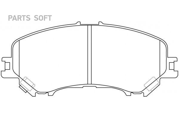 

Колодки тормозные дисковые передние к-т NISSAN QASHQAI 2.0 2014 - по SB NAGAMOCHI BP22804