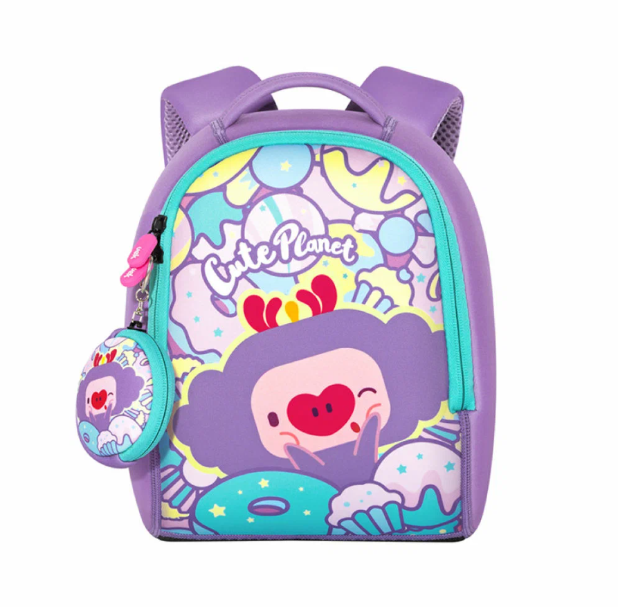 

Рюкзак детский UEKKIDS Сладкоежка хрюшка сиреневый, Фиолетовый, 80484
