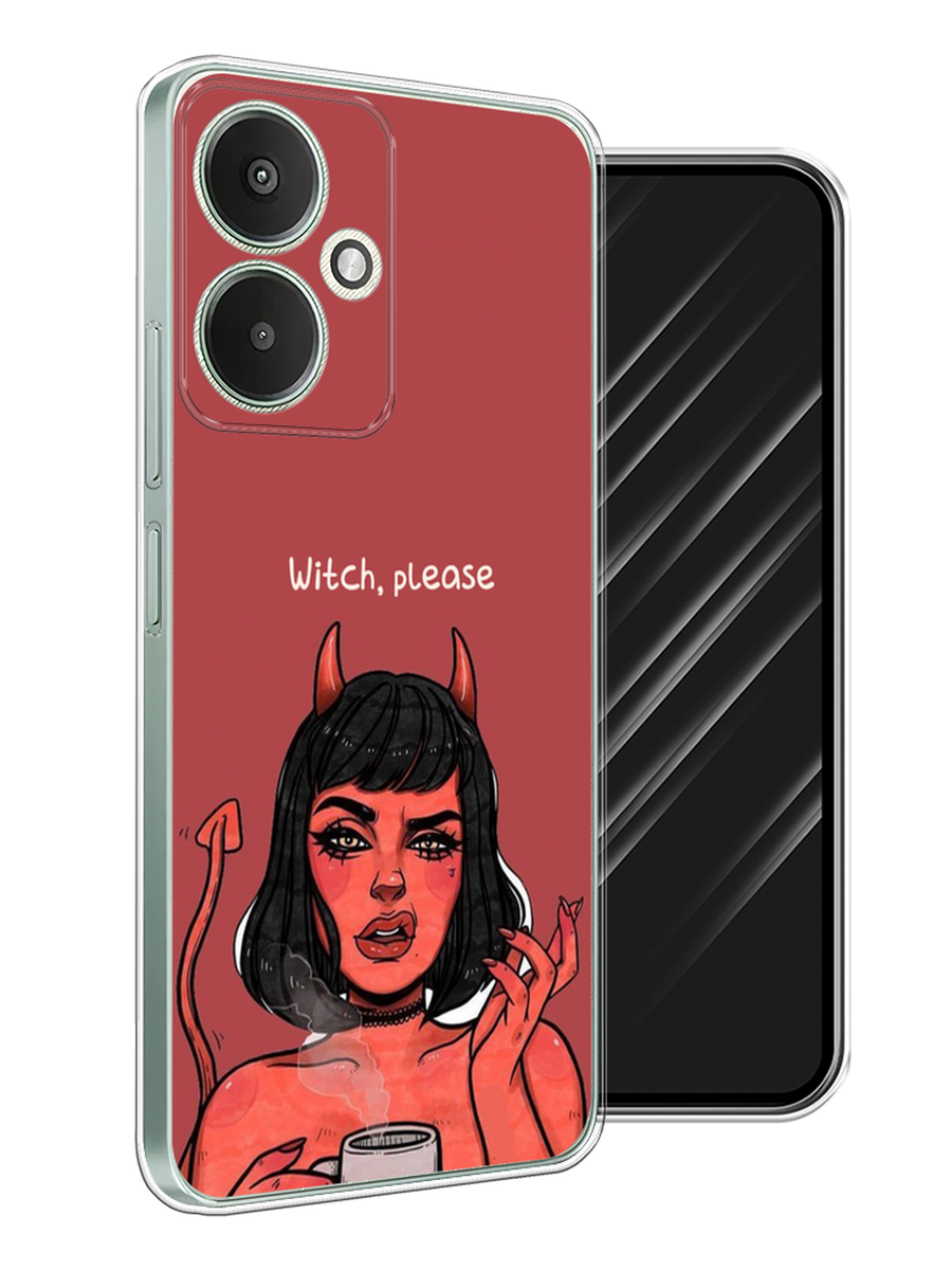 

Чехол Awog на Xiaomi Redmi 13C 5G/Redmi 13R 5G, Poco M6 5G "Evil Girl", Бордовый;черный, 321450-1