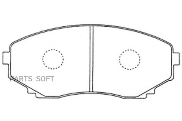 

Колодки тормозные дисковые передние к-т MAZDA CX-7 2.3 2006 - по наст SB NAGAMOCHI BP25376