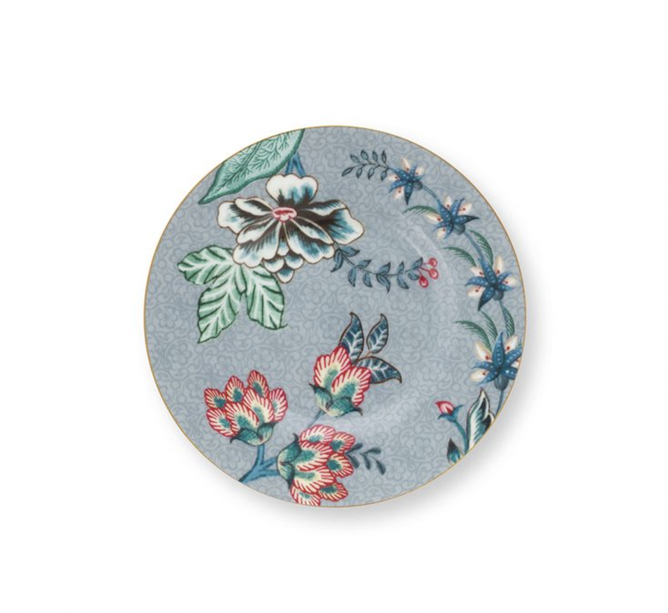 Блюдце Pip Studio 12 см, голубой/принт