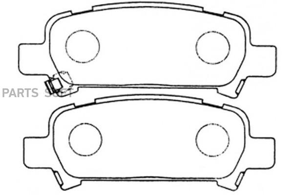 

Колодки тормозные дисковые задние к-т SUBARU FORESTER 2.0 2005 - по н SB NAGAMOCHI BP27415