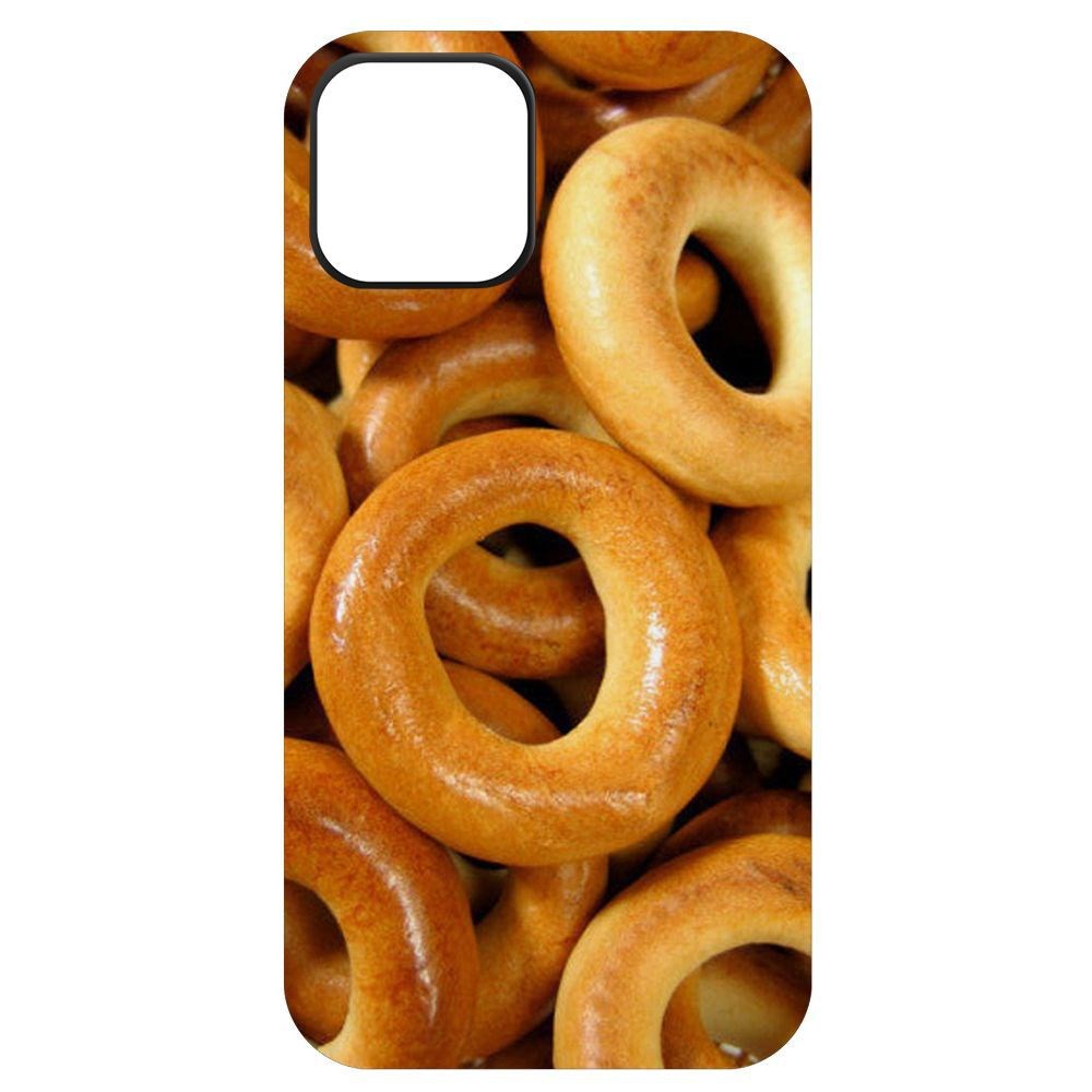 

Чехол-накладка Krutoff Soft Case Сушки для iPhone 12 mini, Черный