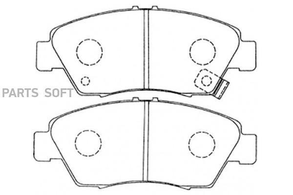 

Колодки тормозные дисковые передние к-т HONDA AIRWAVE 1.5 2004 - по н SB NAGAMOCHI BP28264